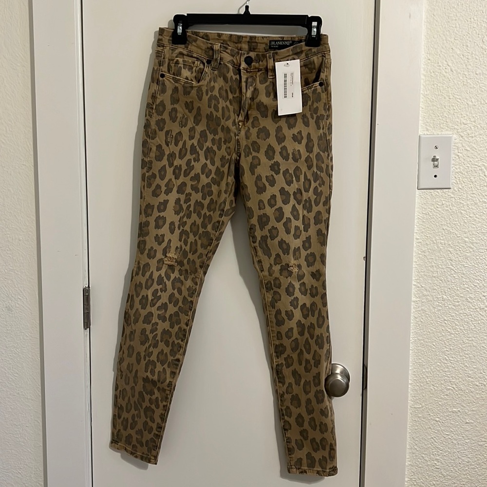 Leopard jeans